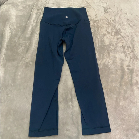 Lululemon Align Crop Leggings Mach Blue 21288 - Picture 2 of 10